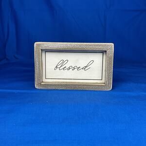 Rustic Wooden Sign - 'Blessed' - Charming Home Decor